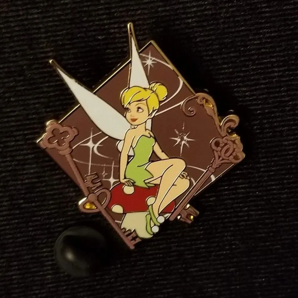 Disney Tink Pin Mushroom Keys Tinker Bell Portraits Mystery Peter Pan Tinkerbell
